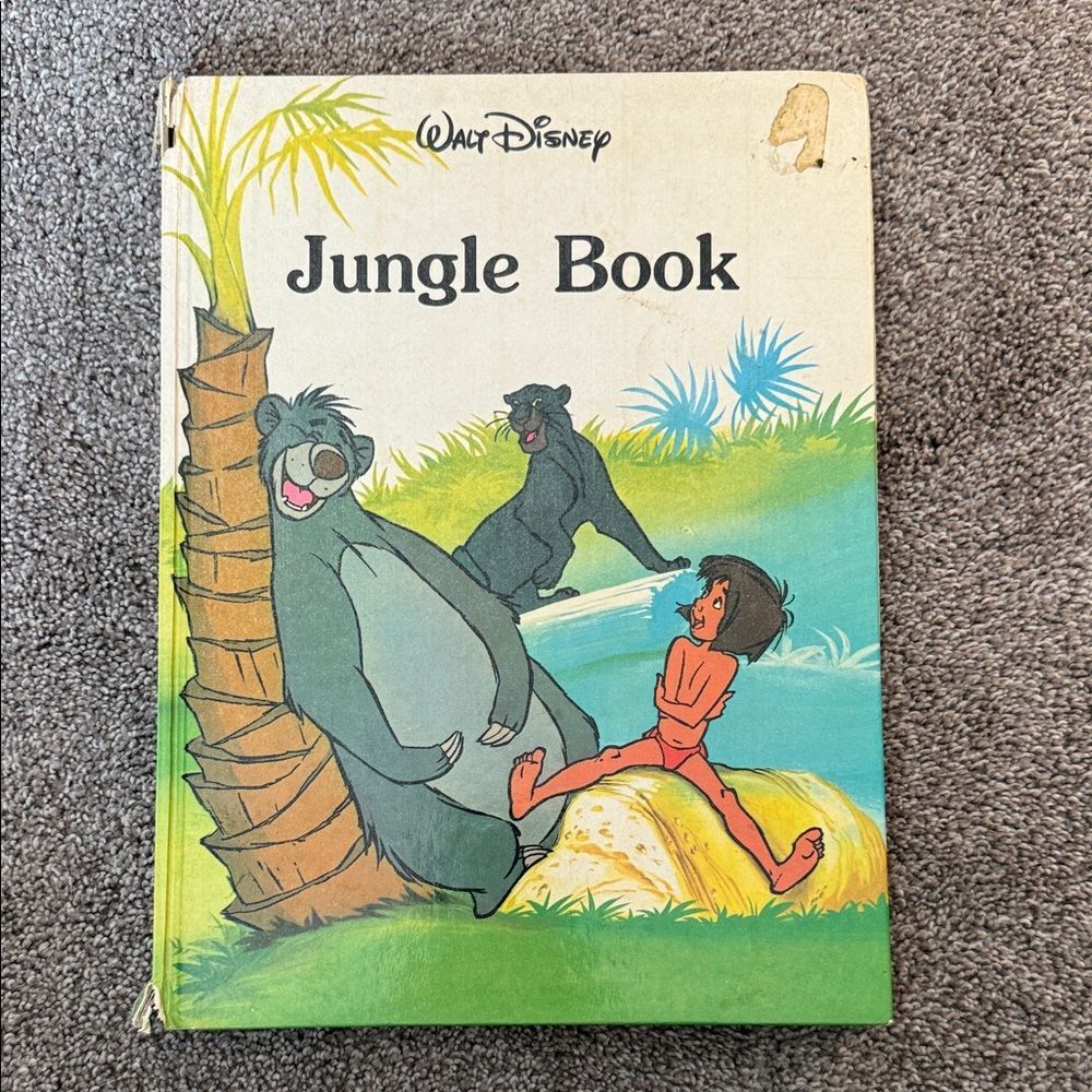The Jungle Book by Walt Disney Twin Books Gallery Book Collectible 1986